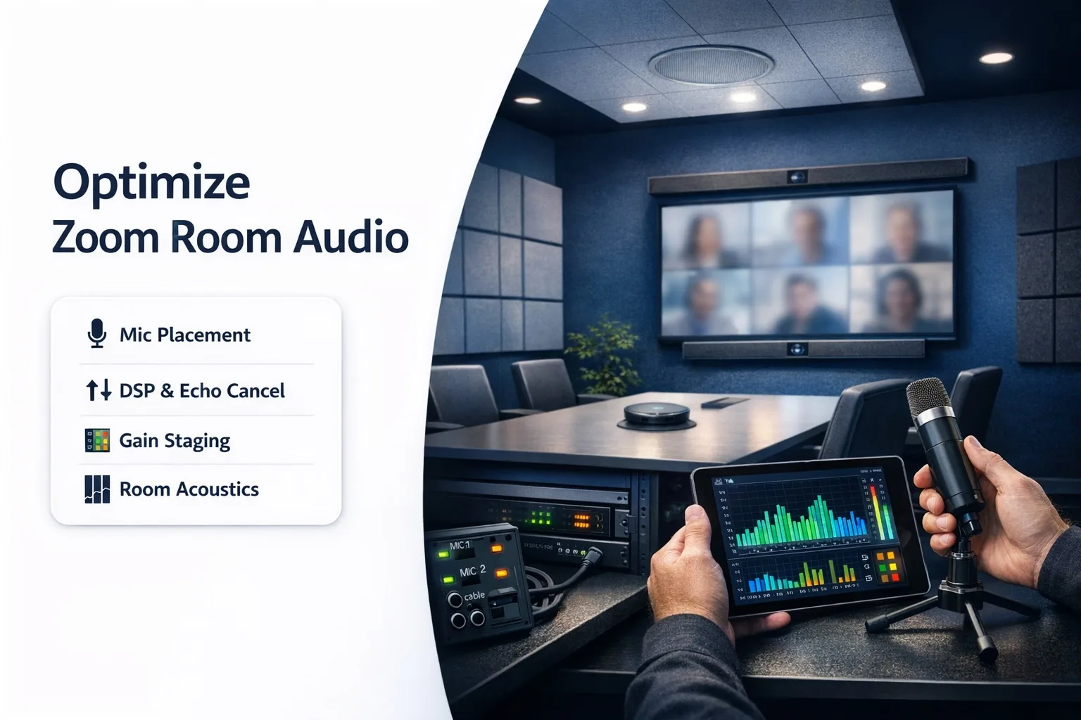 Optimize Zoom Room Audio
