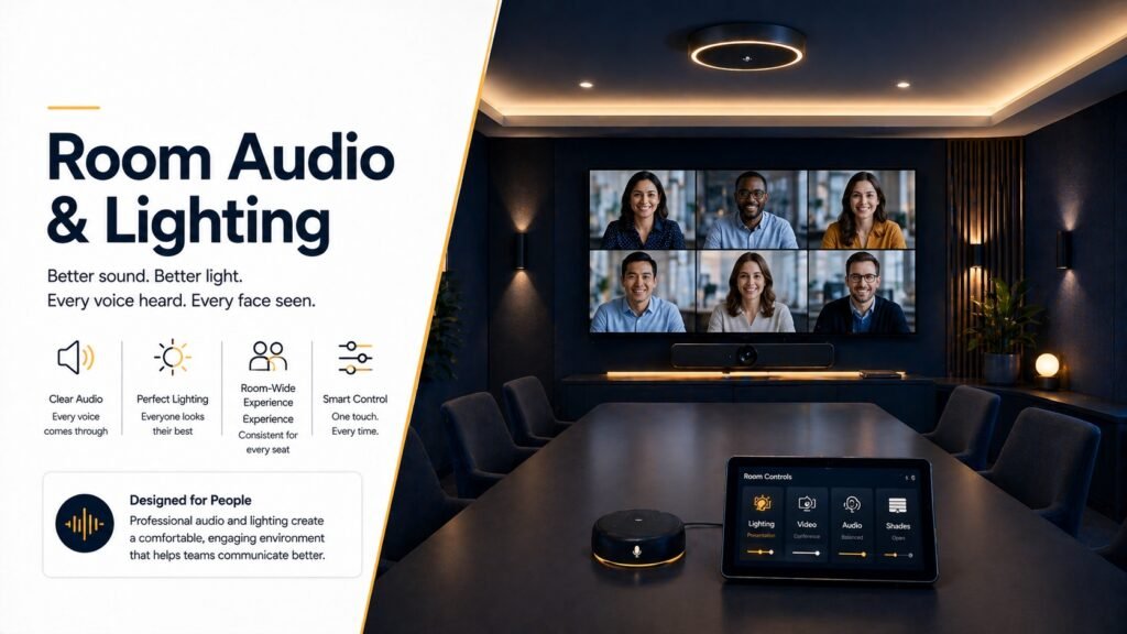 Room Audio and Lighting